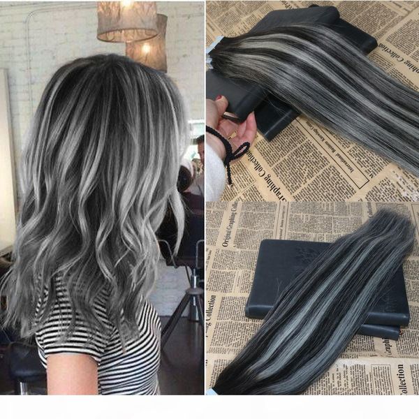100% virgin remy tape in extensions human hair omber sliver tape on hair extenions double weft gule in brazilian hair 100g 40pcs, Black
100% virgin remy tape in extensions human hair omber sliver tape on hair extenions double weft gule in brazilian hair 100g 40pcs, Black