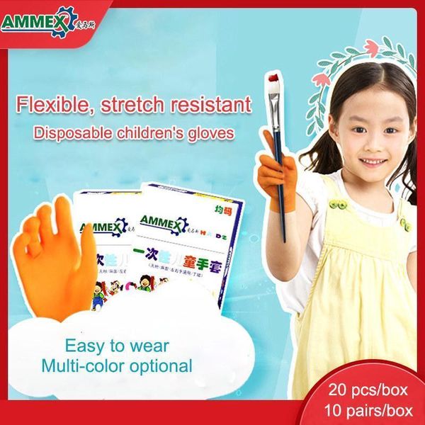 20pcs disposable for children ammex nitrile gloves kng kids multipurpose work glove protective non-slip painting cleaning
20pcs disposable for children ammex nitrile gloves kng kids multipurpose work glove protective non-slip painting cleaning
