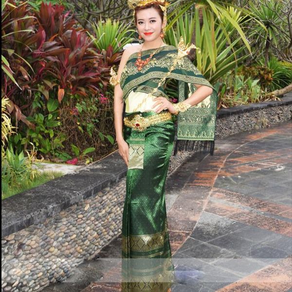 thailand traditional national clothing women green shawl imported fabric sleeveless costume water splashing festival ethnic clothes, Black;red
thailand traditional national clothing women green shawl imported fabric sleeveless costume water splashing festival ethnic clothes, Black;red