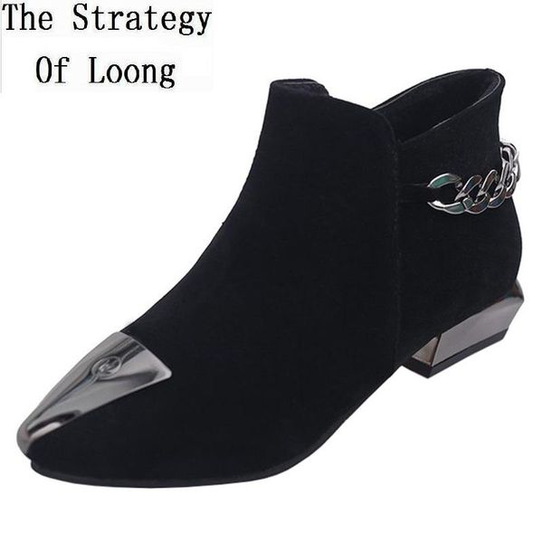 boots women autumn winter ankle zipper pointed toe low square heel short plush non-slip rubber riding equestrian 20211009, Black
boots women autumn winter ankle zipper pointed toe low square heel short plush non-slip rubber riding equestrian 20211009, Black