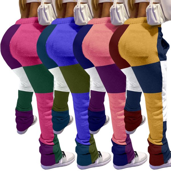 women stacked pants designer fashion contrast stitching positioning color printed slim sports trousers ladies new casual leggings 0119, Gray
women stacked pants designer fashion contrast stitching positioning color printed slim sports trousers ladies new casual leggings 0119, Gray