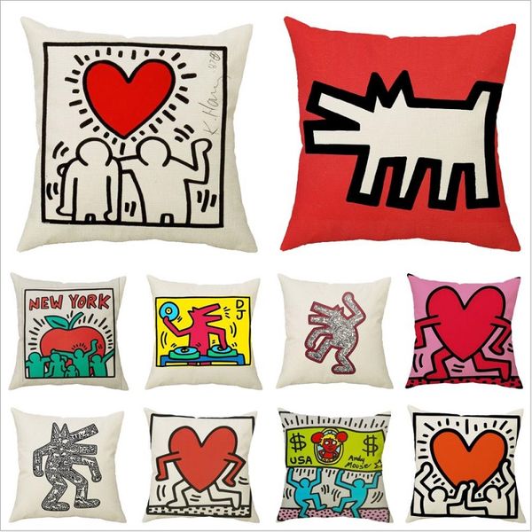 cushion cover keith haring throw pillow case car seat vintage nordic modern cushion cover for sofa decorative pillow cover
cushion cover keith haring throw pillow case car seat vintage nordic modern cushion cover for sofa decorative pillow cover