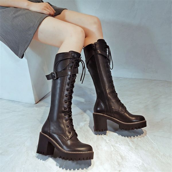 pxelena vintage коренастый блок каблуки колено высокие сапоги женские из натуральной кожи узелок пряжка езда knight длинные сапоги осень обу, Black
pxelena vintage коренастый блок каблуки колено высокие сапоги женские из натуральной кожи узелок пряжка езда knight длинные сапоги осень обу, Black