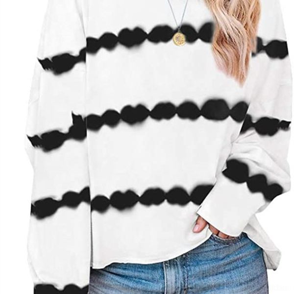 8jtkc 2020 autumn tie-dyed women's striped women's neck printed long sleeve coat 2020 round tie-dyed autumn striped round neck pri, Black
8jtkc 2020 autumn tie-dyed women's striped women's neck printed long sleeve coat 2020 round tie-dyed autumn striped round neck pri, Black