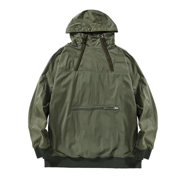 stone pirates 20ss autumn and winter thickened sweater hood solid color pullover zipper decoration function style, Black
stone pirates 20ss autumn and winter thickened sweater hood solid color pullover zipper decoration function style, Black