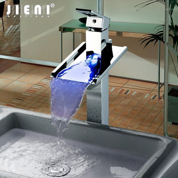 jieni chrome led tall basin faucet water tap bathroom sink mixer waterfall vanity vessel sinks mixers taps faucets1
jieni chrome led tall basin faucet water tap bathroom sink mixer waterfall vanity vessel sinks mixers taps faucets1