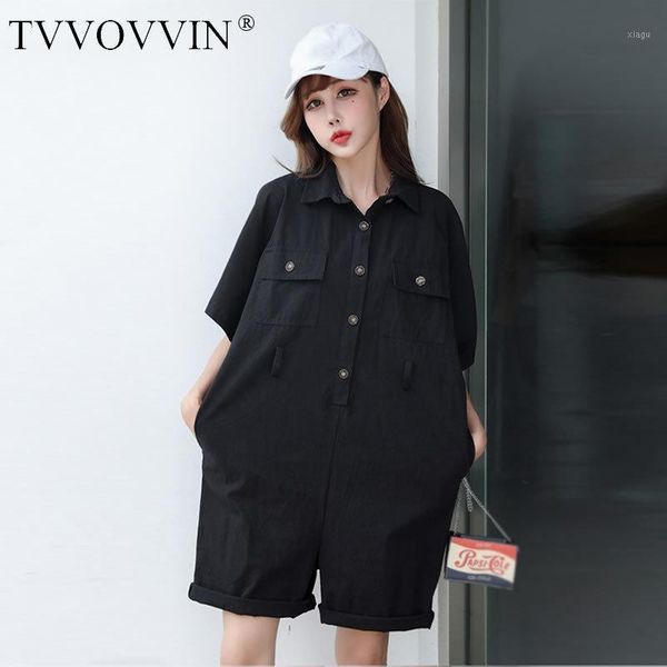 korea korean loose short sleeve solid high waist playsuit lace up personality 2020 summer fashion women playsuit damp dmy51911, Black;white 
korea korean loose short sleeve solid high waist playsuit lace up personality 2020 summer fashion women playsuit damp dmy51911, Black;white