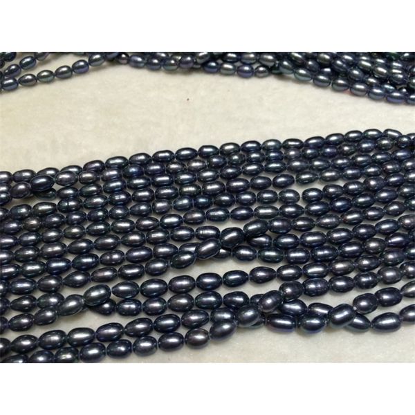 wholesale 10 pcs new natural freshwater black pearl grain shape loose beads 14.5 inches 6-7mm t200507, White
wholesale 10 pcs new natural freshwater black pearl grain shape loose beads 14.5 inches 6-7mm t200507, White