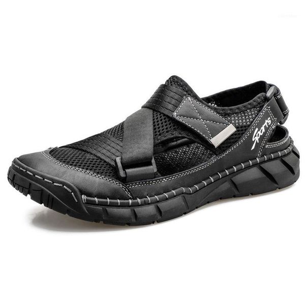 2020 summer sneakers men mesh shoes fashion mens sandals flat beach sandals male summer holiday shoes ka24001, Black
2020 summer sneakers men mesh shoes fashion mens sandals flat beach sandals male summer holiday shoes ka24001, Black