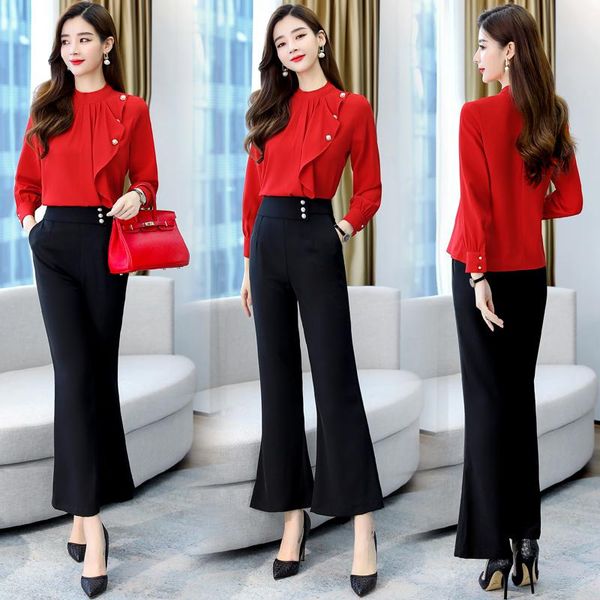 women's tracksuits fashion princess flared pants set fall 2021 goddess style slim and foreign two piece, Gray
women's tracksuits fashion princess flared pants set fall 2021 goddess style slim and foreign two piece, Gray