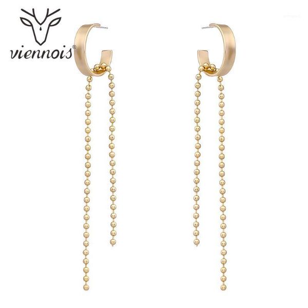 dangle & chandelier viennois simple long drop earrings for women gold color tassel korean fashion jewelry1, Silver
dangle & chandelier viennois simple long drop earrings for women gold color tassel korean fashion jewelry1, Silver