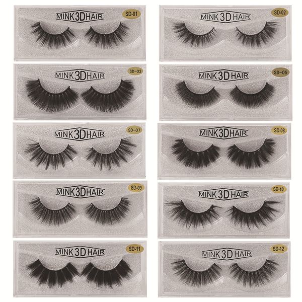 Eyelash 3D Eye makeup Mink False lashes Soft Natural Thick Fake Eyelashes Lashes Extension 20 styles
Eyelash 3D Eye makeup Mink False lashes Soft Natural Thick Fake Eyelashes Lashes Extension 20 styles