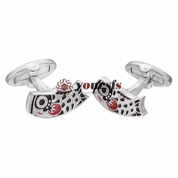 yoursfs 6 pairs/set silver mini carp cuff links fashion apparel 18k gold plated man anniversary christmas gift business clothing shirt acces
yoursfs 6 pairs/set silver mini carp cuff links fashion apparel 18k gold plated man anniversary christmas gift business clothing shirt acces