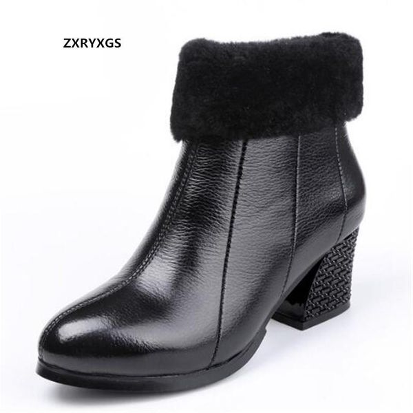 new fashion classic autumn boots women black shoes thick heel non-slip winter shoes genuine leather boots warm women's
new fashion classic autumn boots women black shoes thick heel non-slip winter shoes genuine leather boots warm women's