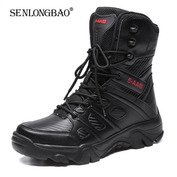 кожа новый военный тактический mens boots спецназ desert загрузки открытый combat лодыжки ботинка мужская обувь плюс размер 39-47 201019, Black
кожа новый военный тактический mens boots спецназ desert загрузки открытый combat лодыжки ботинка мужская обувь плюс размер 39-47 201019, Black