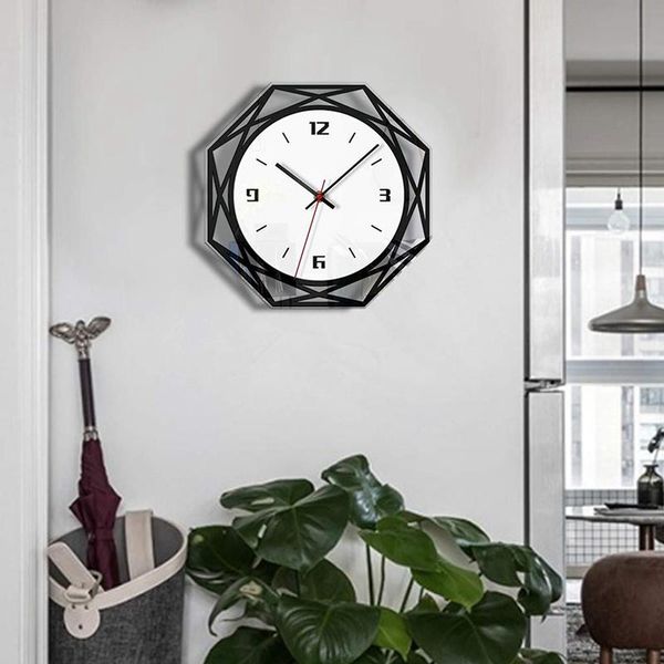wooden wall clock- creative black and white transparent acrylic wall clock- perfect to decorate living room, bedroom, office, ca
wooden wall clock- creative black and white transparent acrylic wall clock- perfect to decorate living room, bedroom, office, ca