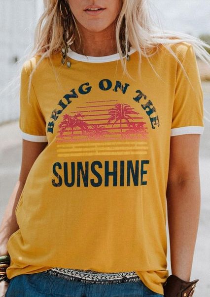 plus size women t shirt summer short sleeve tee bring on the sunshine t shirt femme harajuku shirt ladies tee, White
plus size women t shirt summer short sleeve tee bring on the sunshine t shirt femme harajuku shirt ladies tee, White