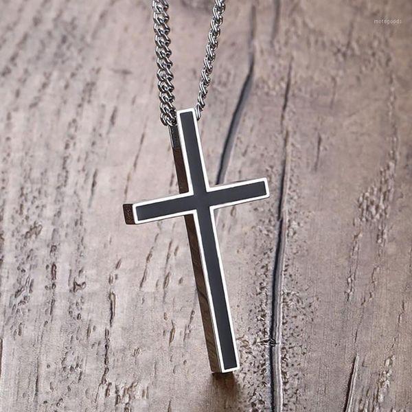 pendant necklaces modyle classic black jesus cross pendants women men stainless steel prayer crucifix male chain necklace jewelry1, Silver
pendant necklaces modyle classic black jesus cross pendants women men stainless steel prayer crucifix male chain necklace jewelry1, Silver
