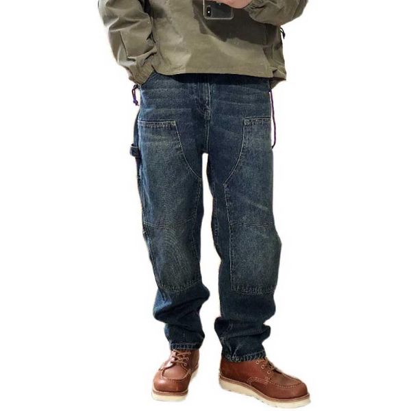 loose baggy cargo jeans men casual denim pants straight hiphop harem trousers streetwear thick heavy pockets joggers clothing, Blue
loose baggy cargo jeans men casual denim pants straight hiphop harem trousers streetwear thick heavy pockets joggers clothing, Blue