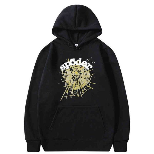 sp5der 555555 angel number pattern hoodie man cotton hooded pullover coat fashion streetwear men women spider web print hoodies, Black
sp5der 555555 angel number pattern hoodie man cotton hooded pullover coat fashion streetwear men women spider web print hoodies, Black