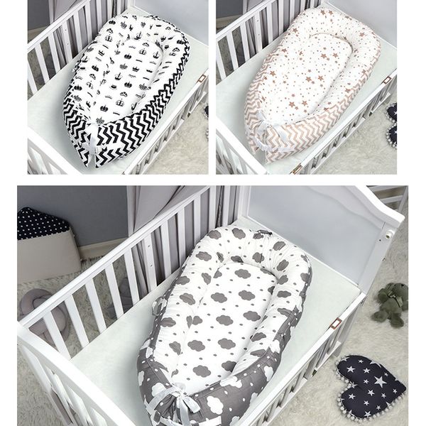 portable baby nest bed cot for newborn boy girl travel bed round toddler crib cotton cradle bassinet bumper 80*50cm dropshipping 1023
portable baby nest bed cot for newborn boy girl travel bed round toddler crib cotton cradle bassinet bumper 80*50cm dropshipping 1023