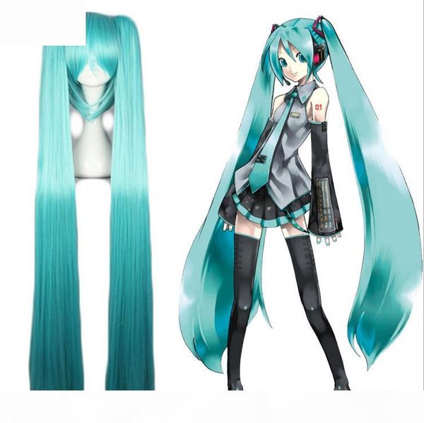 z&f hatsune miku cosplay wig 120cm blue colors bunches twin tail lolita costume home party, Black
z&f hatsune miku cosplay wig 120cm blue colors bunches twin tail lolita costume home party, Black