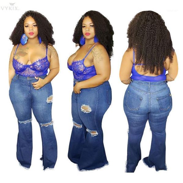 xl-5xl spring denim retro solid color plus size jeans hole ripped flare pants women trousers skinny casual high waist pants1, Blue
xl-5xl spring denim retro solid color plus size jeans hole ripped flare pants women trousers skinny casual high waist pants1, Blue