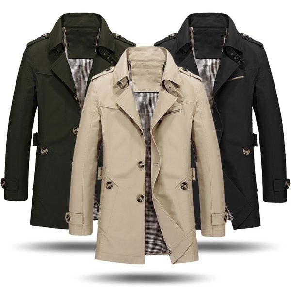 men's new business casual jacket 2020 autumn men long cotton windbreaker jackets outwear male fashion trench coat overcoat lj2000915, Tan;black
men's new business casual jacket 2020 autumn men long cotton windbreaker jackets outwear male fashion trench coat overcoat lj2000915, Tan;black