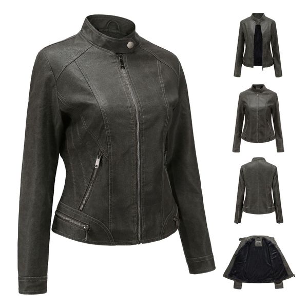 2019 новый arrial женщины осень зима замша искусственная кожа biker куртки леди мода матовый мотоцикл пальто outwear chaqueta mujer, Black
2019 новый arrial женщины осень зима замша искусственная кожа biker куртки леди мода матовый мотоцикл пальто outwear chaqueta mujer, Black
