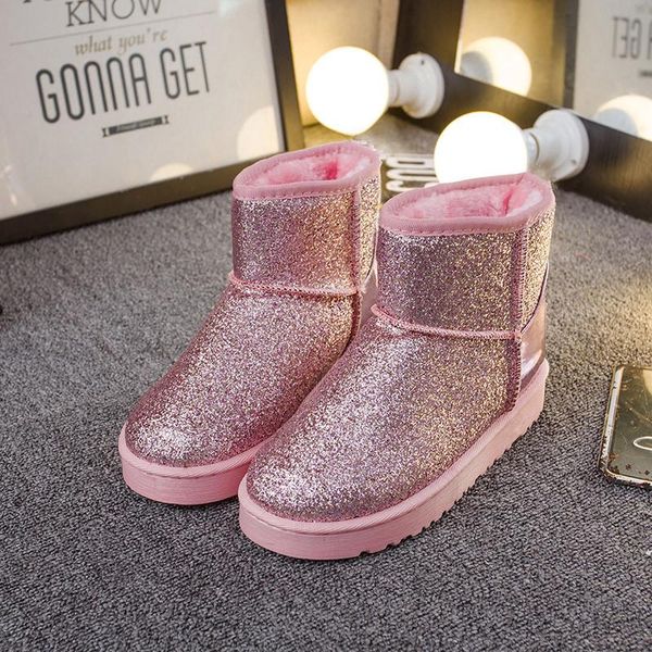 akexiya new winter snow boots women's fashion low tube sequins warm women's shoes comfortable casual ladies cotton boots, Black
akexiya new winter snow boots women's fashion low tube sequins warm women's shoes comfortable casual ladies cotton boots, Black
