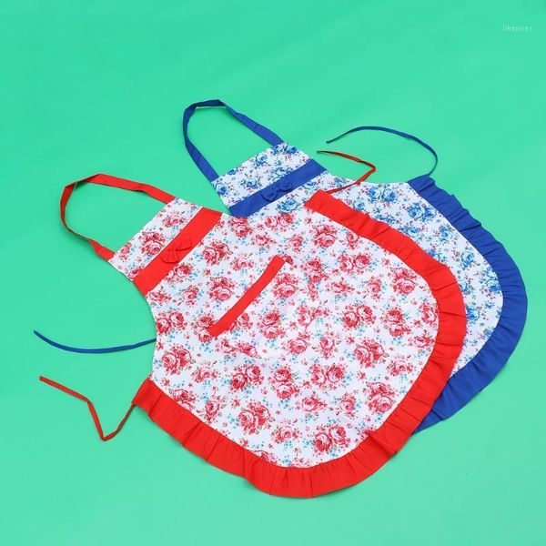 2pcs women floral bowknot kitchen restaurant greaseproof cooking pocket dress apron polyester sleeveles apron (red/blue each col1
2pcs women floral bowknot kitchen restaurant greaseproof cooking pocket dress apron polyester sleeveles apron (red/blue each col1