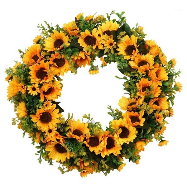 20 inch large sunflower wreath for front door artificial yellow sunflower with green leaves door wreath indoor outdoor1
20 inch large sunflower wreath for front door artificial yellow sunflower with green leaves door wreath indoor outdoor1