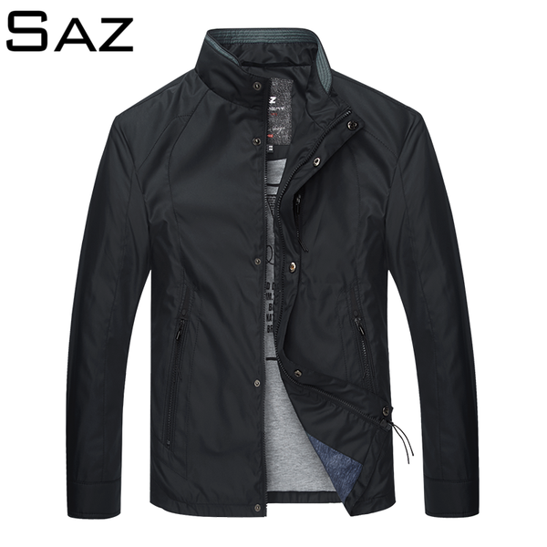 saz slim fit solid mens bomber jacket autumn male baseball thin jackets brand casual coat men's windbreaker jacket, Black;brown
saz slim fit solid mens bomber jacket autumn male baseball thin jackets brand casual coat men's windbreaker jacket, Black;brown