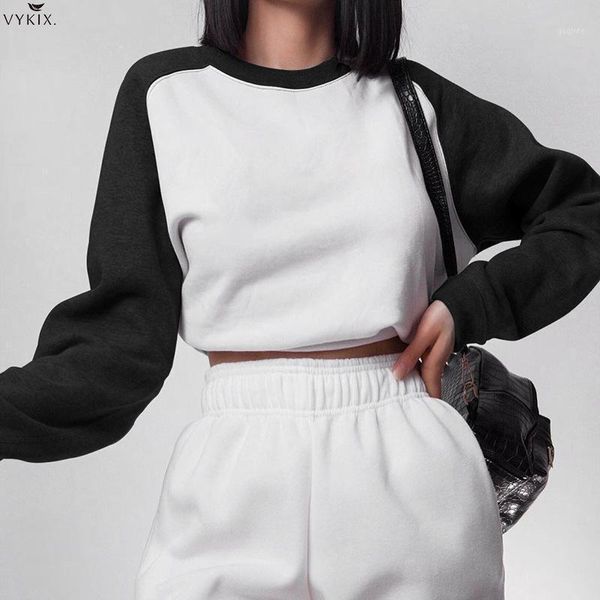 fashion crewneck sweatshirt long sleeve women color blocking high waist fleece cropped hoddies girls casual black pullovers1
fashion crewneck sweatshirt long sleeve women color blocking high waist fleece cropped hoddies girls casual black pullovers1