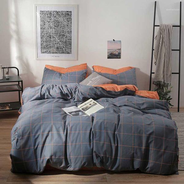 bedding sets orange plaid duvet cover set cotton quilt bed bedclothes bedsheet with pillow cases no comforter1
bedding sets orange plaid duvet cover set cotton quilt bed bedclothes bedsheet with pillow cases no comforter1