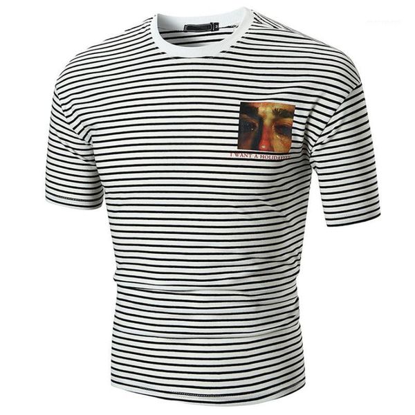 jaycosin funny shirt mens i want a holiday striped t shirt summer jul02181, White;black
jaycosin funny shirt mens i want a holiday striped t shirt summer jul02181, White;black
