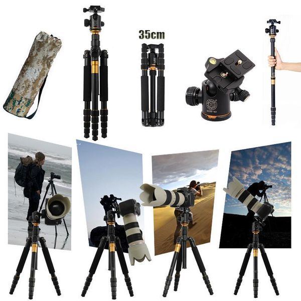 tripods lightweight portable q666 q666c professional travel camera tripod aluminum/carbon fiber head for digital slr dslr camera1
tripods lightweight portable q666 q666c professional travel camera tripod aluminum/carbon fiber head for digital slr dslr camera1