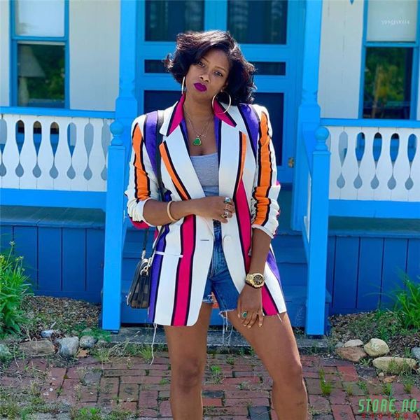 nothed neck single button women blazer slim fit striped print blazers and womens jacket autumn 2019 elegant workwear coat1, White;black
nothed neck single button women blazer slim fit striped print blazers and womens jacket autumn 2019 elegant workwear coat1, White;black
