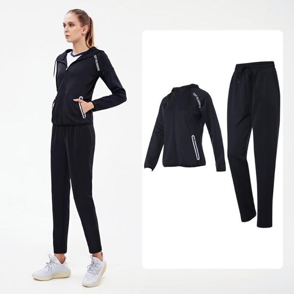 running sets vansydical 2pc/set autumn winter sportswear women zipper hooded jackets loose slim pants workout set outdoor sports suit, Black;blue
running sets vansydical 2pc/set autumn winter sportswear women zipper hooded jackets loose slim pants workout set outdoor sports suit, Black;blue