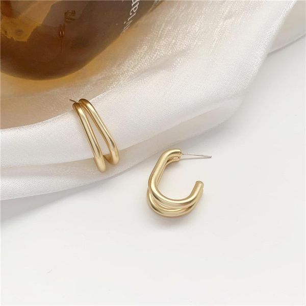 french chic rectangle round shaped stud earrings women chunky gold silver color stitching hoops geometric metal earrings, Golden;silver
french chic rectangle round shaped stud earrings women chunky gold silver color stitching hoops geometric metal earrings, Golden;silver