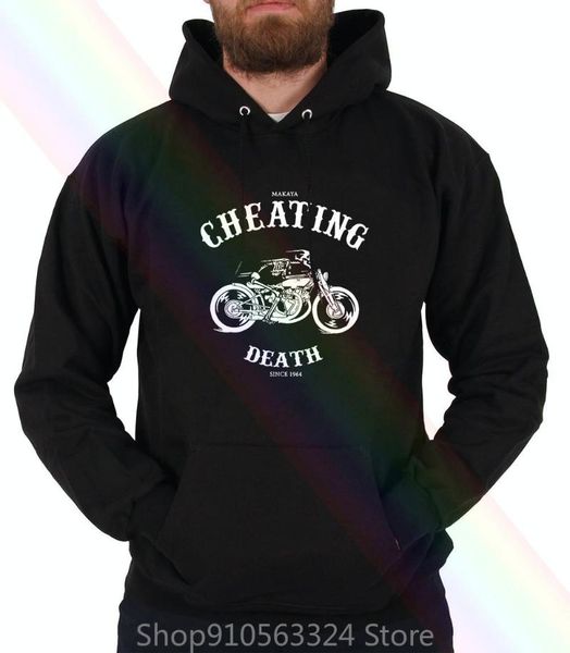 motorrad t biker mit cheating death jacket since 1964 motiv cafe racer hoodie sweatshirts women men, Black
motorrad t biker mit cheating death jacket since 1964 motiv cafe racer hoodie sweatshirts women men, Black