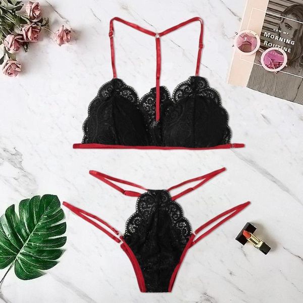 2020 women floral lace lingerie bra+g-string set ladies babydoll bra briefs set underwear nightwear lenceria a101, Red;black
2020 women floral lace lingerie bra+g-string set ladies babydoll bra briefs set underwear nightwear lenceria a101, Red;black