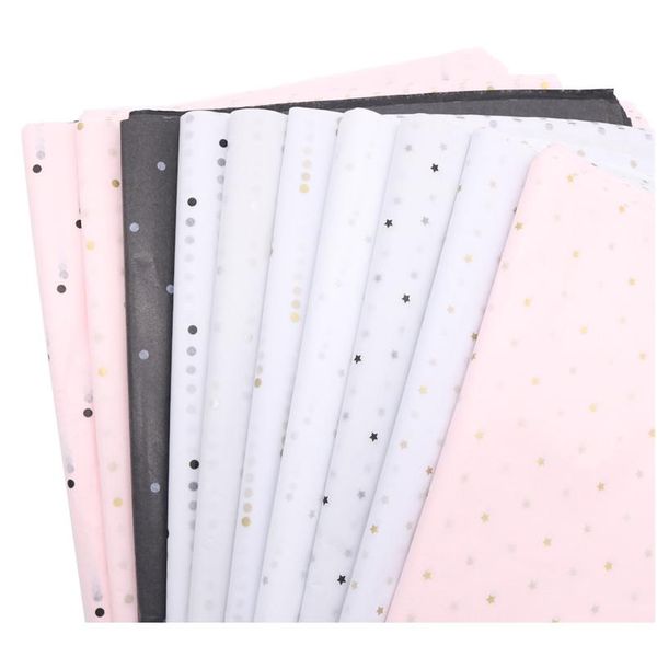 50*70 cm gift wrapping paper diy handmade craft star love dot pattern tissue paper 28 sheets/lot floral packaging bbyqty
50*70 cm gift wrapping paper diy handmade craft star love dot pattern tissue paper 28 sheets/lot floral packaging bbyqty