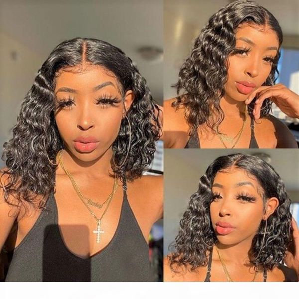 hair 13x6 lace front human hair wigs short bob wigs water wave brazilian hair wigs for black women, Black;brown
hair 13x6 lace front human hair wigs short bob wigs water wave brazilian hair wigs for black women, Black;brown