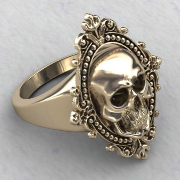 men's stainless steel punk style personality fashion retro punk skull ring size 7 to 14 wmtplx, Bronze;silver
men's stainless steel punk style personality fashion retro punk skull ring size 7 to 14 wmtplx, Bronze;silver