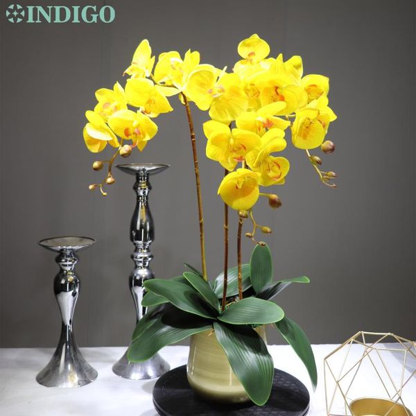 - yellow orchid flower arrangment large 90cm (3 orchid+3 leaf+pot) real touch wedding party decoration drop decorative flowers & wreaths
- yellow orchid flower arrangment large 90cm (3 orchid+3 leaf+pot) real touch wedding party decoration drop decorative flowers & wreaths