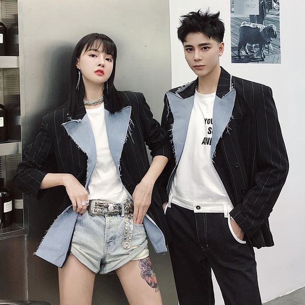 2021 New Men's Casual Fall Suit Neutral Black England Individual Fashion Character Coat Coat. 8UM6, White;black
2021 New Men's Casual Fall Suit Neutral Black England Individual Fashion Character Coat Coat. 8UM6, White;black