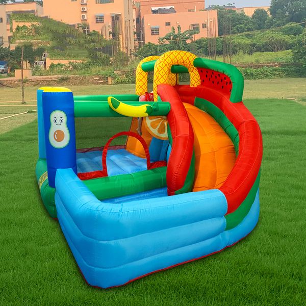 inflatable bouncer slide with ball pit outdoor naughty castle watermelon fruit combo with rock climbing home indoor play fun in garden yard
inflatable bouncer slide with ball pit outdoor naughty castle watermelon fruit combo with rock climbing home indoor play fun in garden yard