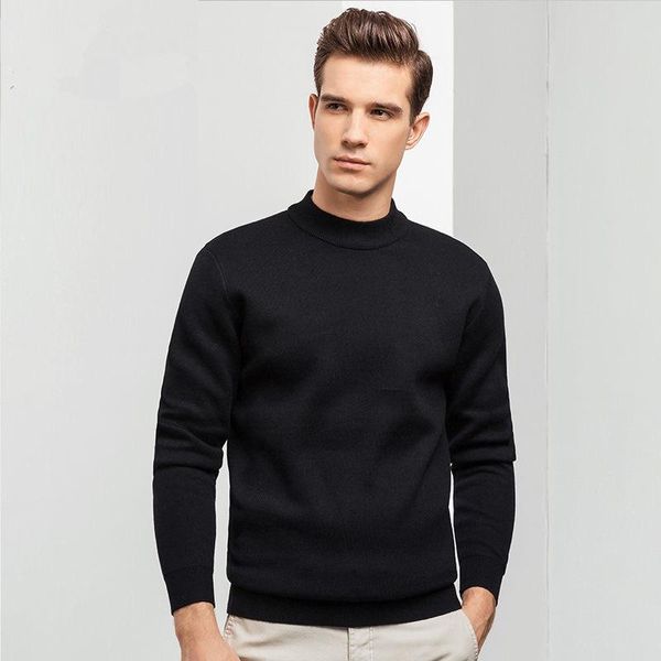 brand sweater mens winter thick warm turtleneck men knitted plaid sweaters slim fit pullover pull homme classic knitwear, White;black
brand sweater mens winter thick warm turtleneck men knitted plaid sweaters slim fit pullover pull homme classic knitwear, White;black