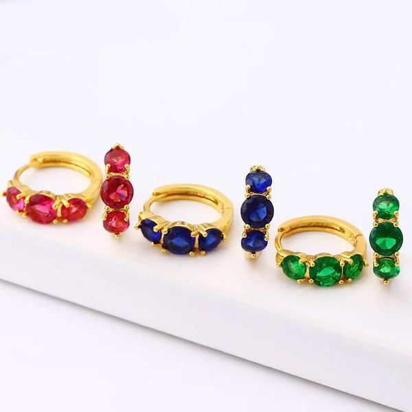 mxgxfam blue / red / green hoop earrings for women 's choice fashion jewelry 24 k pure gold color good quality + cubic zircon, Golden;silver
mxgxfam blue / red / green hoop earrings for women 's choice fashion jewelry 24 k pure gold color good quality + cubic zircon, Golden;silver